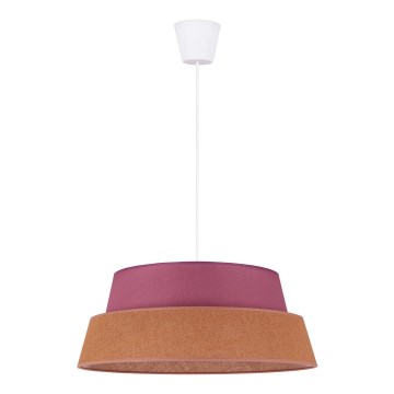 Duolla - Pendel GALAXY 1xE27/40W/230V diameter 50 cm lyserød