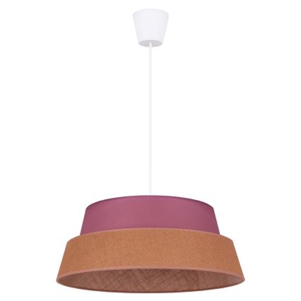 Duolla - Pendel GALAXY 1xE27/40W/230V diameter 50 cm lyserød