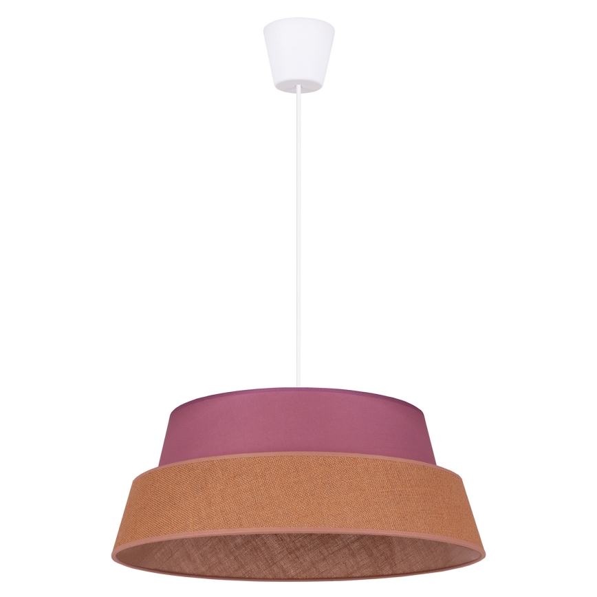 Duolla - Pendel GALAXY 1xE27/40W/230V diameter 50 cm lyserød