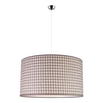 Duolla - Pendel KENT 1xE27/40W/230V diameter 45 cm grå