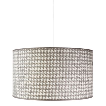 Duolla - Pendel KENT 1xE27/40W/230V diameter 45 cm grå