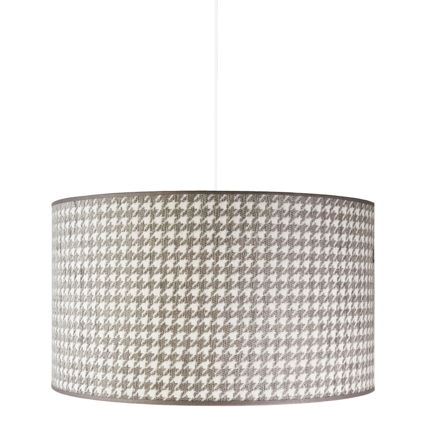 Duolla - Pendel KENT 1xE27/40W/230V diameter 45 cm grå