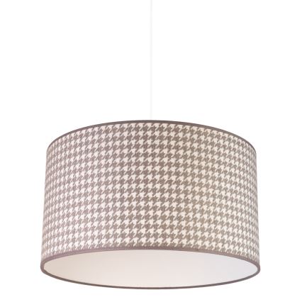 Duolla - Pendel KENT 1xE27/40W/230V diameter 45 cm grå