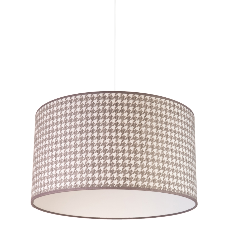 Duolla - Pendel KENT 1xE27/40W/230V diameter 45 cm grå