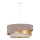 Duolla - Pendel KOBO 1xE27/15W/230V diameter 45 cm beige/guldfarvet/cremefarvet