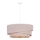Duolla - Pendel KOBO 1xE27/15W/230V diameter 45 cm cremefarvet/guldfarvet