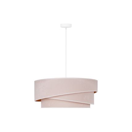 Duolla - Pendel KOBO 1xE27/15W/230V diameter 45 cm cremefarvet/guldfarvet