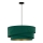 Duolla - Pendel KOBO 1xE27/15W/230V diameter 45 cm grøn/guldfarvet