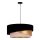 Duolla - Pendel KOBO 1xE27/15W/230V diameter 45 cm sort/guldfarvet/cremefarvet