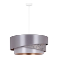 Duolla - Pendel KOBO 1xE27/15W/230V diameter 45 cm sølvfarvet/guldfarvet
