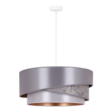 Duolla - Pendel KOBO 1xE27/15W/230V diameter 45 cm sølvfarvet/guldfarvet