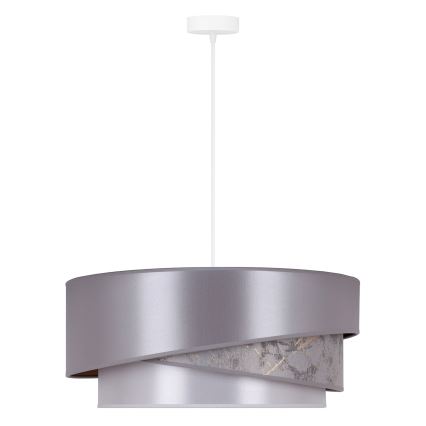 Duolla - Pendel KOBO 1xE27/15W/230V diameter 45 cm sølvfarvet/guldfarvet