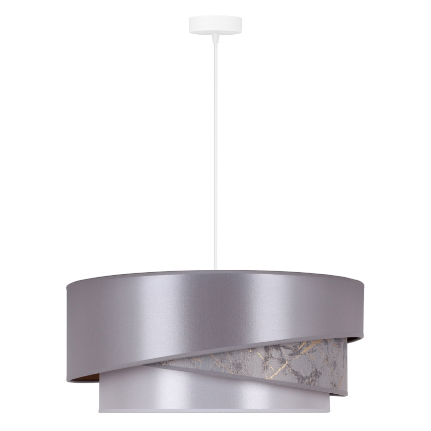 Duolla - Pendel KOBO 1xE27/15W/230V diameter 45 cm sølvfarvet/guldfarvet