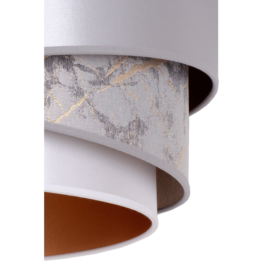 Duolla - Pendel KOBO 1xE27/15W/230V diameter 45 cm sølvfarvet/guldfarvet