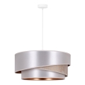 Duolla - Pendel KOBO 1xE27/15W/230V diameter 45 cm sølvfarvet/guldfarvet