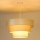 Duolla - Pendel LUNETA 1xE27/40W/230V diameter 45 cm cremefarvet