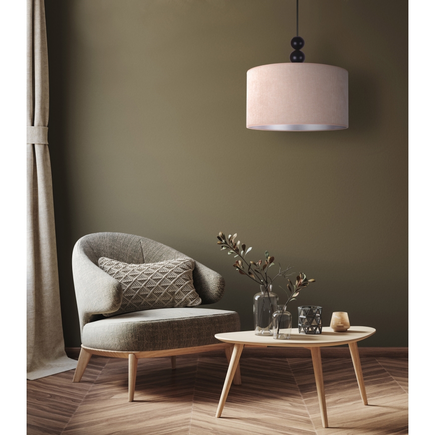 Duolla - Pendel LYON 1xE27/15W/230V diameter 40 cm beige