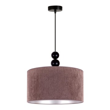 Duolla - Pendel LYON 1xE27/15W/230V diameter 40 cm brun