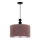Duolla - Pendel LYON 1xE27/15W/230V diameter 40 cm brun