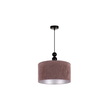 Duolla - Pendel LYON 1xE27/15W/230V diameter 40 cm brun