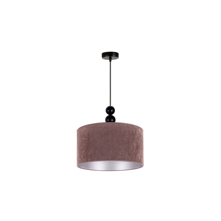 Duolla - Pendel LYON 1xE27/15W/230V diameter 40 cm brun