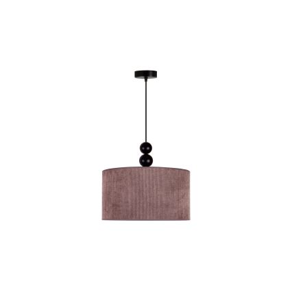 Duolla - Pendel LYON 1xE27/15W/230V diameter 40 cm brun