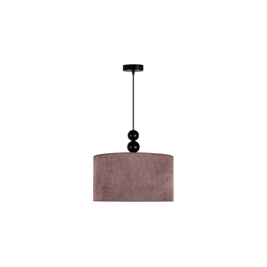 Duolla - Pendel LYON 1xE27/15W/230V diameter 40 cm brun