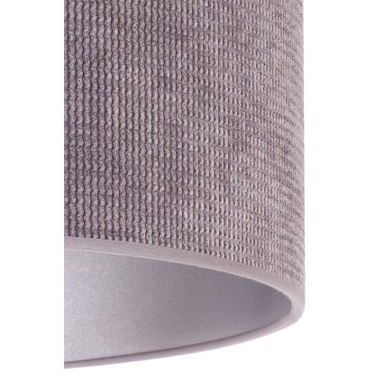 Duolla - Pendel LYON 1xE27/15W/230V diameter 40 cm grå