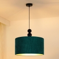 Duolla - Pendel LYON 1xE27/15W/230V diameter 40 cm grøn