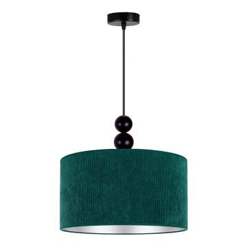 Duolla - Pendel LYON 1xE27/15W/230V diameter 40 cm grøn