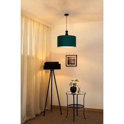 Duolla - Pendel LYON 1xE27/15W/230V diameter 40 cm grøn