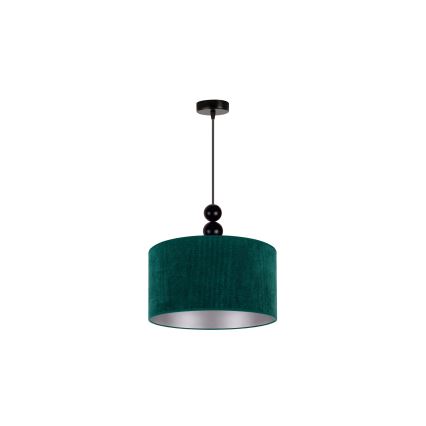 Duolla - Pendel LYON 1xE27/15W/230V diameter 40 cm grøn