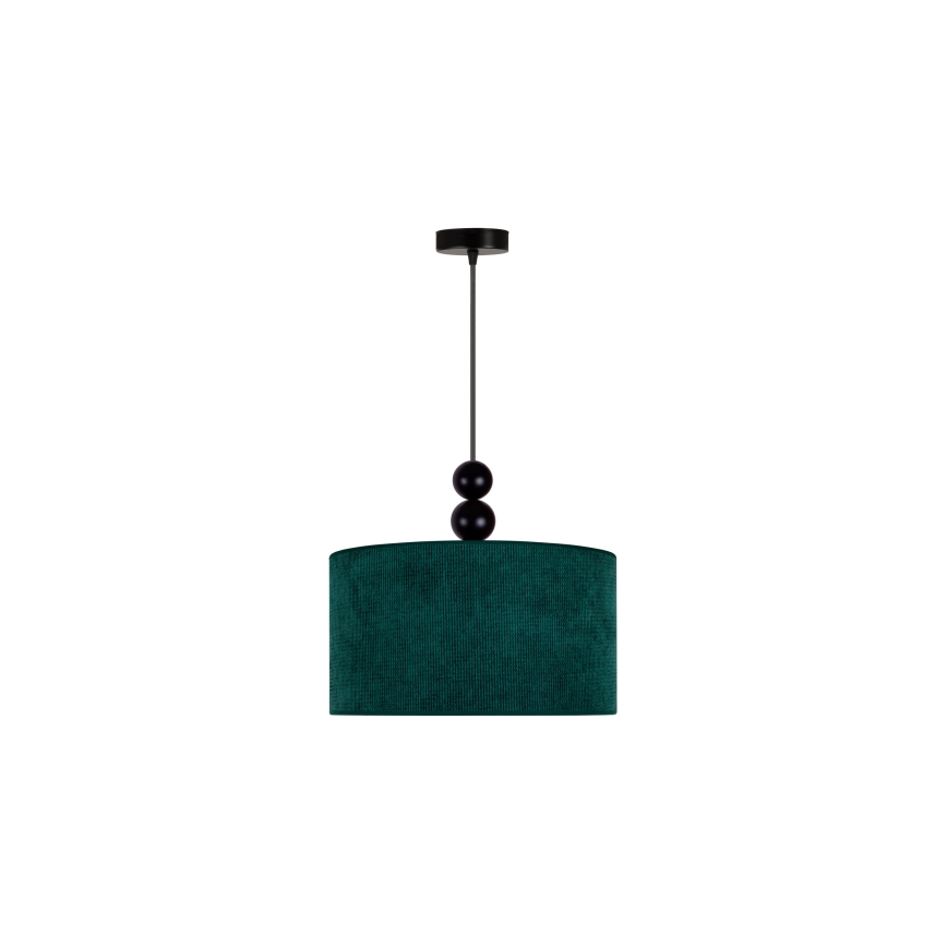 Duolla - Pendel LYON 1xE27/15W/230V diameter 40 cm grøn