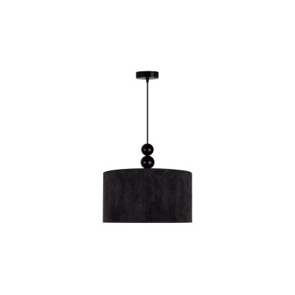 Duolla - Pendel LYON 1xE27/15W/230V diameter 40 cm sort