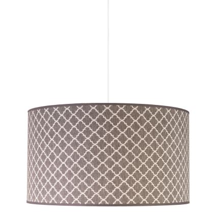 Duolla - Pendel MAROKO 1xE27/40W/230V diameter 45 cm grå