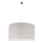 Duolla - Pendel MAROKO 1xE27/40W/230V diameter 45 cm hvid/sort