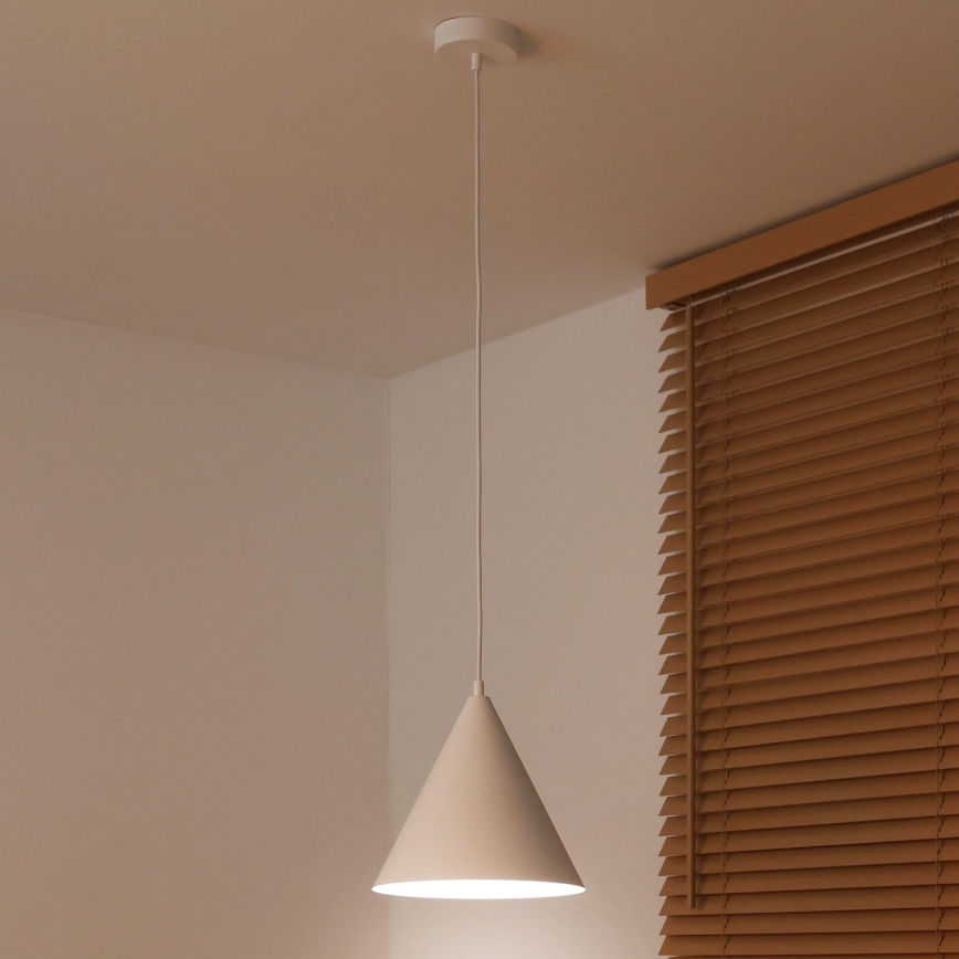 Duolla - Pendel med kabel IRONLINE 1xG9/3W/230V Ø 25 cm hvid