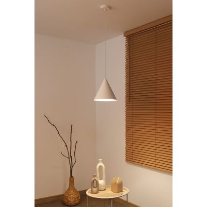 Duolla - Pendel med kabel IRONLINE 1xG9/3W/230V Ø 25 cm hvid