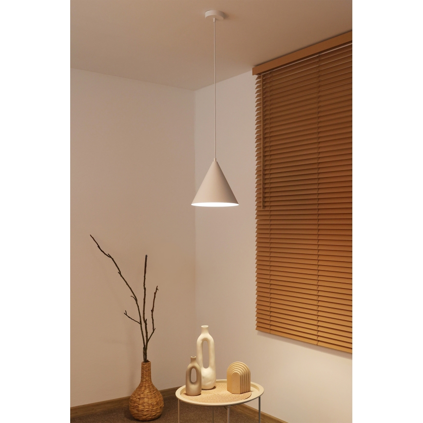 Duolla - Pendel med kabel IRONLINE 1xG9/3W/230V Ø 25 cm hvid