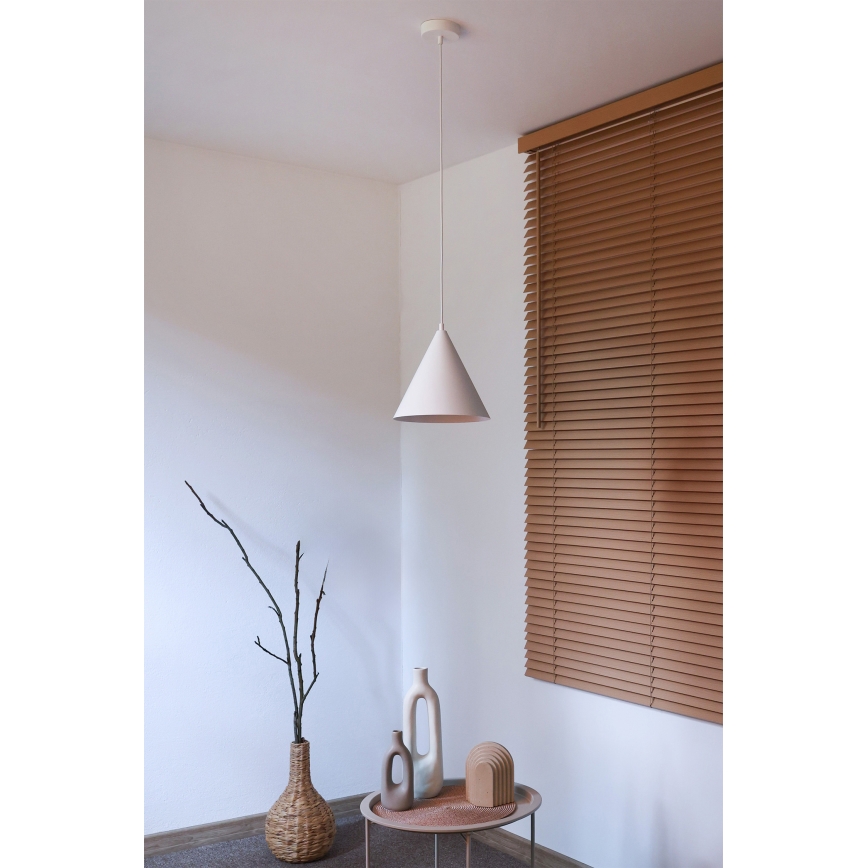 Duolla - Pendel med kabel IRONLINE 1xG9/3W/230V Ø 25 cm hvid