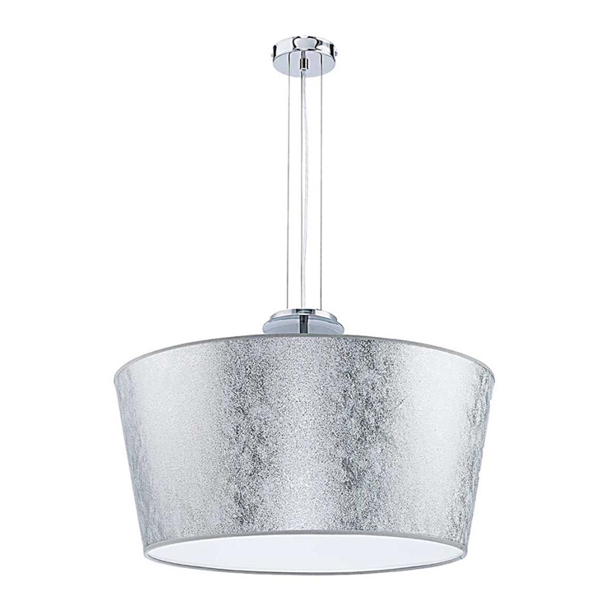 Duolla - Pendel OPERA 3xE14/40W/230V diameter 55 cm sølvfarvet
