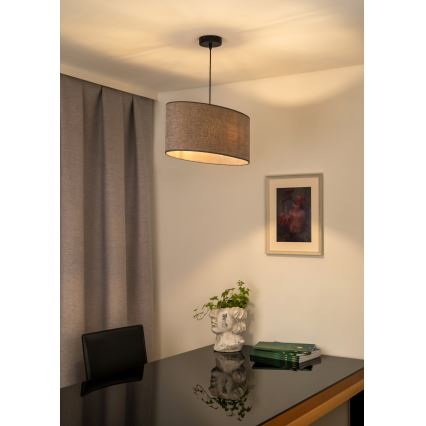 Duolla - Pendel OVAL 1xE27/15W/230V brun