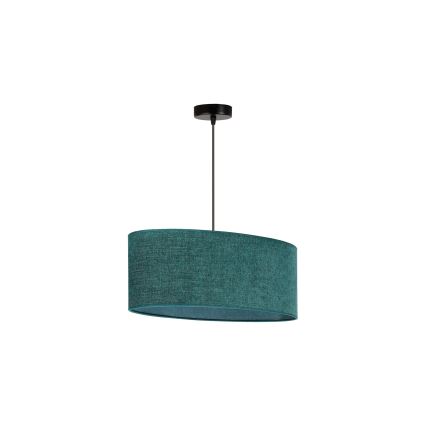 Duolla - Pendel OVAL 1xE27/15W/230V grøn