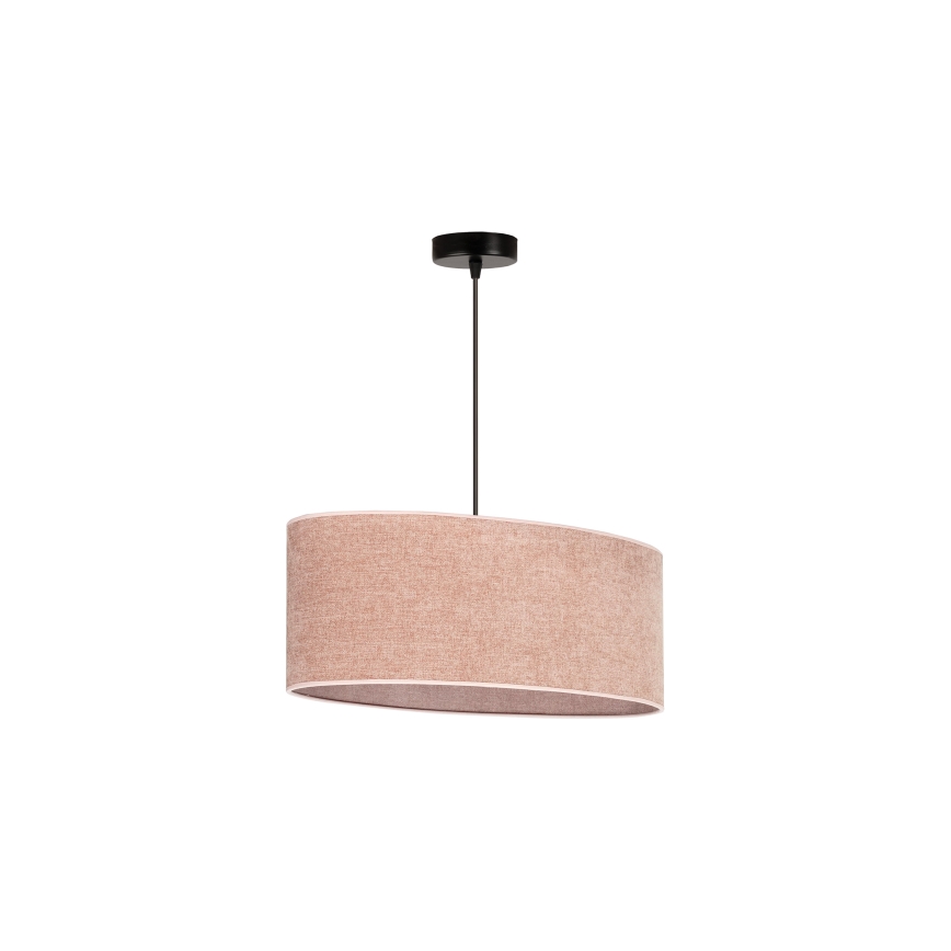 Duolla - Pendel OVAL 1xE27/15W/230V lyserød