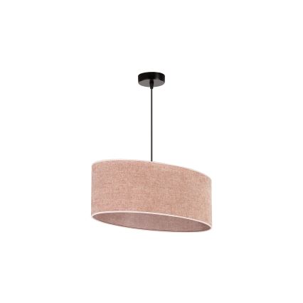 Duolla - Pendel OVAL 1xE27/15W/230V lyserød