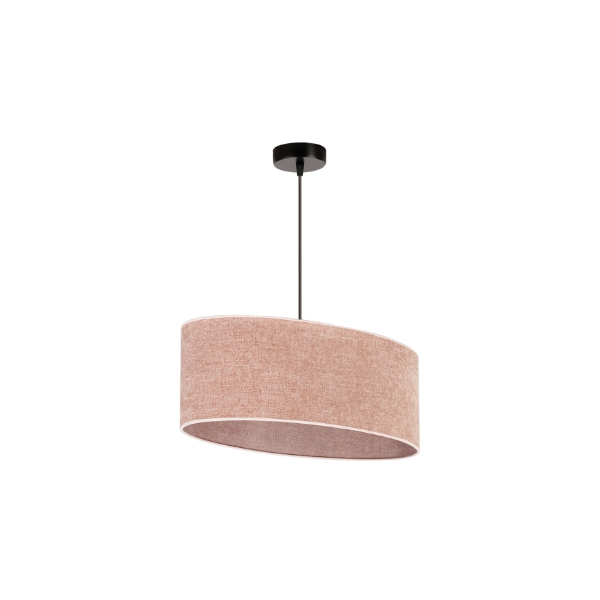 Duolla - Pendel OVAL 1xE27/15W/230V lyserød