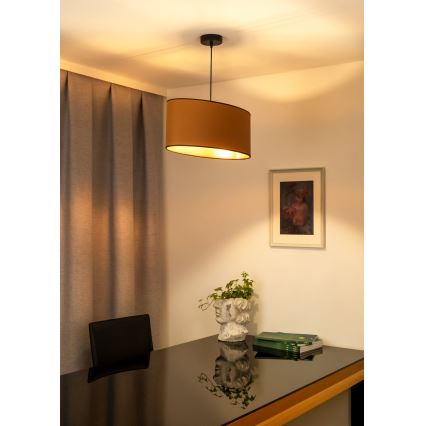 Duolla - Pendel OVAL VEGAN 1xE27/15W/230V brun