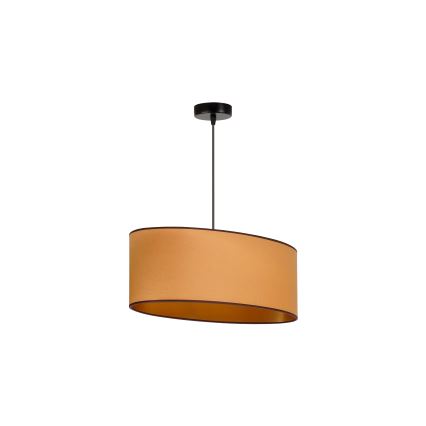 Duolla - Pendel OVAL VEGAN 1xE27/15W/230V brun
