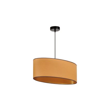 Duolla - Pendel OVAL VEGAN 1xE27/15W/230V brun
