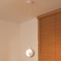 Duolla - Pendel på kabel IRONLINE 1xE27/15W/230V hvid